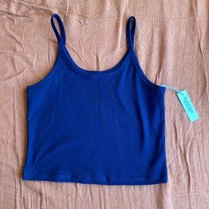 Arq Crop Tank NWT- Navy
